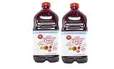 Cherry Bay Orchards Tart Montmorency Cherry Juice, 64 oz Bottle (2 Pack, total 128 ounces) - 100% Natural Tart Montmorency Cherry Juice Promotes Health and Wellbeing - Not from Concentrate