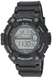 Casio Tide Graph Moon Phase 10-Year Battery Men's Sports Watch w/LED Illuminator Model: WS1300H-1AV Black