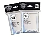 Pro Support 400 Premium Ultra Clear Standard Size Card Sleeves. Perfect for Double-sleeving and Compatible with Pokemon Cards and Magic The Gathering