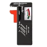 MZD8391 All-in-1 Battery Tester, Universal Battery Checker for AA AAA C D 9V 1.5V Button Cell Batteries Household Batteries (No Battery Required for Operation) (1)