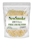 NEW SMOKE 450 Disposable Cigarette Filters Bulk Economy Pack 50% More Value Total 450 filters