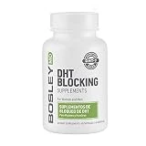 BosleyMD DHT Blocking Supplements for Men and Women for Thicker, Fuller Hair, 1-Month Supply