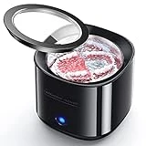 Ultrasonic Cleaner for Dentures, Odotoino 25W Professional Ultrasonic Cleaner Machine for all Dental, Retainer, Aligner, Braces, Mouth Guards, Toothbrush Head, Shaver Head, Jewelry, Black