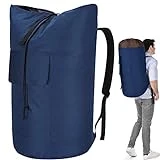 Laundry Bag Backpack Extra Large, 115L Laundry Backpack with Padded Shoulder Strap, Sturdy Travel Laundry Bag, Hanging laundry bag for College Dorm, Apartment, Durable Laundry Backpack Bag