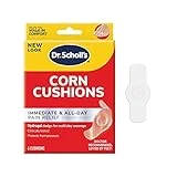 Dr. Scholl's CORN CUSHION With Hydrogel Technology, 6ct // Cushioning Protection Against Shoe Pressure and Friction that Fits Easily In Any Shoe for Immediate and All-Day Pain Relief
