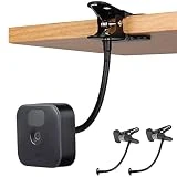 iTODOS 2 Pack Flexible Clip Clamp Mount Compatible with Blink Outdoor 4 (4th Gen)/(3rd Gen) XT3/Blink XT/XT2/Mini,8 inches Gooseneck Arm,Attach Your Blink Camera Wherever You Like Without Any Tools