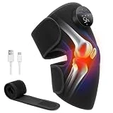 Medcursor Heated Knee Massager, Cordless Knee Massager for Circulation and Pain Relief, 3-in-1 Knee Elbow Shoulder Massager with 3 Vibrations Modes, 5 Heating Levels, Ideal Gift