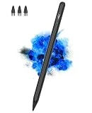 Stylus Pens for Touch Screens with Magnetic Design, Luntak Rechargeable Universal iPad Pencil, Active Stylus Pen for Android iPad/Pro/Air/Mini/iPhone/Samsung/Lenovo/iOS and Other Smartphone - Black