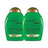 OGX Hydrating + Tea Tree Mint Conditioner, Nourishing & Invigorating Scalp Conditioner with OGX Hydrating + Tea Tree Mint Shampoo
