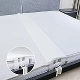 Siumir Twin to King Bed Converter Kit, 10'' Wide Bed Bridge, Detachable and Machine-Washable Cover/Multiple Fixings/One-Piece Foam, Bed Connector for Stayover, Family Room