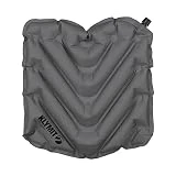Klymit V Seat, Lightweight Inflatable Travel Cushion, Best for Camping, Bleachers, or Glassing Pad , Gray