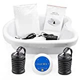 Ionic Detox Foot Bath Machine, Personal Ionic Foot Cleanse Ionic Foot Bath SPA Machine for Home Beauty Salon Spa with Basin,100 Liners and Two Round Arrays