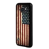 Galaxy S6 Active Case,CICPLKSE Vintage Old American Flag Design TPU Slim Anti-Scratch Protective Cover Case for Samsung Galaxy S6 Active