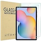 ProCase 2 Pack Screen Protector for Samsung Galaxy Tab S6 Lite 10.4 Inch 2022/2020, HD Clear 9H Hardness Tempered Glass Screen Film Guard for Galaxy Tab S6 Lite 10.4' SM-P610/P615/P613/P619