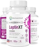 NatureGenX Leptin XT - Leptin Supplements for Weight Loss for Women - Appetite Suppressant, Metabolism Booster & Fat Burner - Extra Strength Diet Pills for Energy & Mood - 3rd-Party Tested - 60 Ct