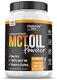 Intentionally Bare Organic MCT Oil Powder - Zero Net Carbs & No Grit – Keto, Paleo, Vegan - 70% C8 | 30% C10 - Excellent in Coffee, Tea, Shakes, Smoothies & Baking - Unflavored - 150 Servings