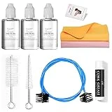 Trumpet Cleaning kit Deviser All in One Cornet Care kit:Valve Oil x3,Cork Grease,Cleaning Swab,Mouthpiece,Bore Brushes