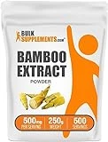 BULKSUPPLEMENTS.COM Bamboo Extract Powder - Silica Supplements, from Bamboo Leaf & Stem, Bamboo Powder for Bones - 500mg of Bamboo Extract per Serving, Gluten Free (250 Grams - 8.8 oz)