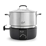 Ball EasyCanner Electric Water Bath Canner, 21 quart, Silver