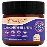 Varicose Veins Treatment for Legs-Varicose/Spider Veins Relief Cream-Strengthen Capillary Health,Improve leg Blood Circulation,Relieve Tired and Heavy Legs-Improves the Appearance of Leg 3.5 FL.OZ