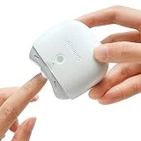 Electric Automatic Nail Clipper with Light & 2 Speeds,Fingernail Cutter and File 2 in 1 Design, Nail Scraps Storage,USB Rechargeable Safety Fingernail Trimmer for Baby, Kids, Seniors and Adult