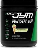 JYM Supplement Science Pre Jym Rainbow Sherbet, 30 Servings, Rainbow Sherbet, 1.8 Pound (Pack of 1)