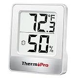 ThermoPro TP49 Digital Hygrometer Indoor Thermometer Humidity Meter Room Thermometer with Temperature and Humidity Monitor Mini Hygrometer Thermometer