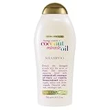 OGX Extra Strength Damage Remedy + Coconut Miracle Oil Shampoo for Dry, Frizzy or Coarse Hair, Hydrating & Flyaway Taming Shampoo, Paraben-Free, Sulfate-Free Surfactants, 25.4 Fl Oz