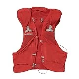 Salomon Unisex ADV Skin 12 Hydration Pack with Flask, Goji Berry/Ebony, M