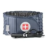 Inflatable Back Decompression Belt, Lumbar Decompression Belt with Relief The Pain Back Traction Decompression Belt for Men & Women Fits Waist Size 29-49 inches (Blue)
