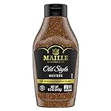 Maille Mustard for Marinades, Mustard Sauce and Tasty Recipes Old Style Squeeze Gluten Free and Kosher Mustard 8.5 oz