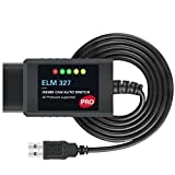 FORScan OBD2 Adapter USB ELM327 Scanner Compatible with Ford F150 F250, Automatic (MS/HS) CAN Switching OBDII Diagnostic Scan Tool for Ford Lincoln Mazda Mercury