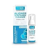 EverSmile AlignerFresh Original Clean - AlignerFresh Cleaning Foam for Invisalign, ClearCorrect, Essix, Hawley Trays/Aligners. Cleans, Kills Bacteria, Whitens Teeth & Fights Bad Breath