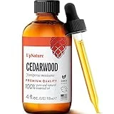 UpNature Cedarwood Essential Oil - 100% Natural & Pure, Undiluted, Premium Quality Aromatherapy Oil for Hair Growth, Healthy Skin, Closets and Relaxing Sleep, 4oz
