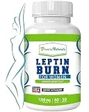 Power By Naturals Leptin Supplements for Weight Loss for Women - Fast-Acting Diet Intake - Metabolism Management & Excess Fat - Raspberry Ketones + African Mango - Fat Burners for Women - 60 Capsules