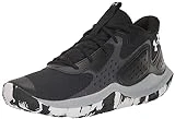 Under Armour Unisex 23 Basketball Shoe, (002) Black/Jet Gray/White, 8 US Men