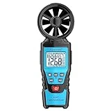 Aicevoos H7 Digital Anemometer Handheld Wind Speed Meter for HVAC, Measures Wind Speed Wind Flow Temperature and Humidity CFM Air Flow Velocity Meter with Big Backlit LCD Screen