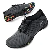 SIMARI Water Shoes Men Women Swim Beach Pool River Barefoot Aqua Socks for Swimming Hiking Boating Fishing Diving Surfing Yoga No-Slip Quick Dry