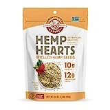 Hemp Seeds, 24 oz; 10g Plant Based Protein and 12g Omega 3 & 6 per Serving | Perfect for smoothies, yogurt & salad | Non-GMO, Vegan, Keto, Paleo, Gluten Free | Manitoba Harvest