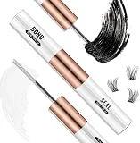 Lash Bond and Seal，Lash Glue，Lash Cluster Glue for Cluster Eyelash Extensions，Strip Eyelash Glue Waterproof Strong Hold& Latex Free for All Day Wear, Lash Extension Glue Suitable for Sensitive Eyes