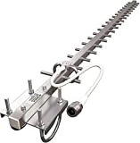 Tupavco TP513 Yagi WiFi Antenna 2.4GHz (17dBi) Outdoor Directional Signal (H:25° V:24°) Long Distance Range (High-Gain Weatherproof) Wireless Network (Pole Mount) N-Female Pigtail Connector