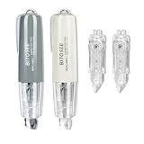 BITOSEE Refillable Retractable Quick Dry White Out Correction Tape,Mini Small Japan Aesthetic Cute White Out, with Easy to Use Kawaii Pen Shaped Applicator,for Home Office Supplies.
