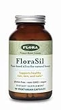 Flora FloraSil 90 Veg Capsules - Silica Supplement with Horsetail Extract for Healthy Hair, Skin, and Nails* - Supports Collagen Formation