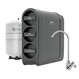 AO Smith High-Efficiency Reverse Osmosis with SmartFlow™ Technology - Under Sink RO Water Filtration System w/Faucet & Compact Tank- Filters Chlorine & Other Contaminants - Chrome - AOS-Hero-CHR