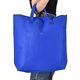 AW 18' x 16' x 4' Portable Reusable Polyester Tote Bag w/Zipper Pocket Handle Foldable for Ionic Foot Bath Basin Blue