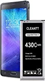 Cleantt Galaxy Note 4 Battery,2023 Upgraded 4300mAh Li-Polymer Replacement Battery for Samsung Galaxy Note 4 N910, N910U 4G LTE, N910V(Verizon), N910T(T-Mobile), N910A(AT&T), N910P(Sprint)