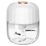 Electric Mini Garlic Chopper, Olrid Mini Chopper Food Processor, Garlic Mincer,Fusible Volume Iron-on Fleece | 15m x 90cm (250ml),SL-BM07