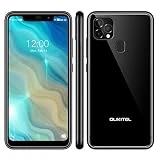 OUKITEL C22 Unlocked Smartphones (2021 New) 128GB/4GB Android 10 Unlocked Cell Phones with Dual Sim 256GB Expandable 5.86'' 4000mAh Face ID + Fingerprint GSM 4G LTE International Phones