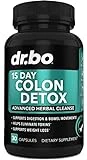 Colon Cleanser Detox for Weight Flush - 15 Day Intestinal Cleanse Pills & Probiotic - Fast Natural Laxative for Constipation Relief - Bowel Movement Supplements for Stomach Bloating, Gut Loss Support