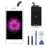 White For iPhone 6 Plus 5.5 Inch LCD Screen Replacement Full Digitizer Assembly Frame Set Front Glass Display with Required Tool Kit
